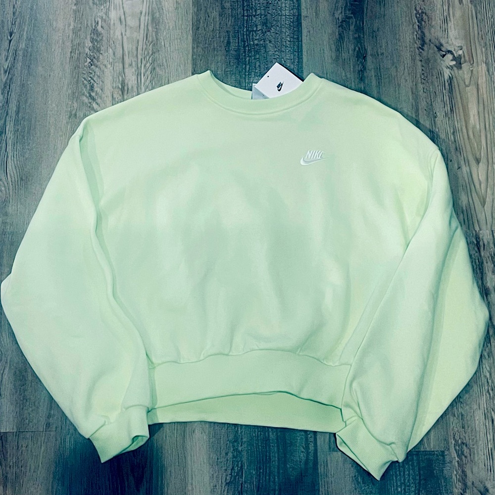 New Girls YXL Cropped Nike Sweatshirt